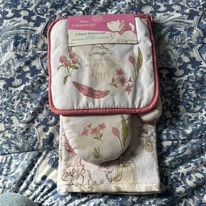 Disney Aristocats 3 Piece Kitchen Set - Pink and White